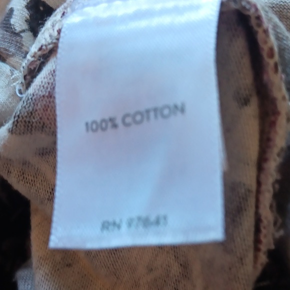 Purejill Women's Scoop-Neck High-Low Top XSmall Petite 100% Cotton - Picture 6 of 6